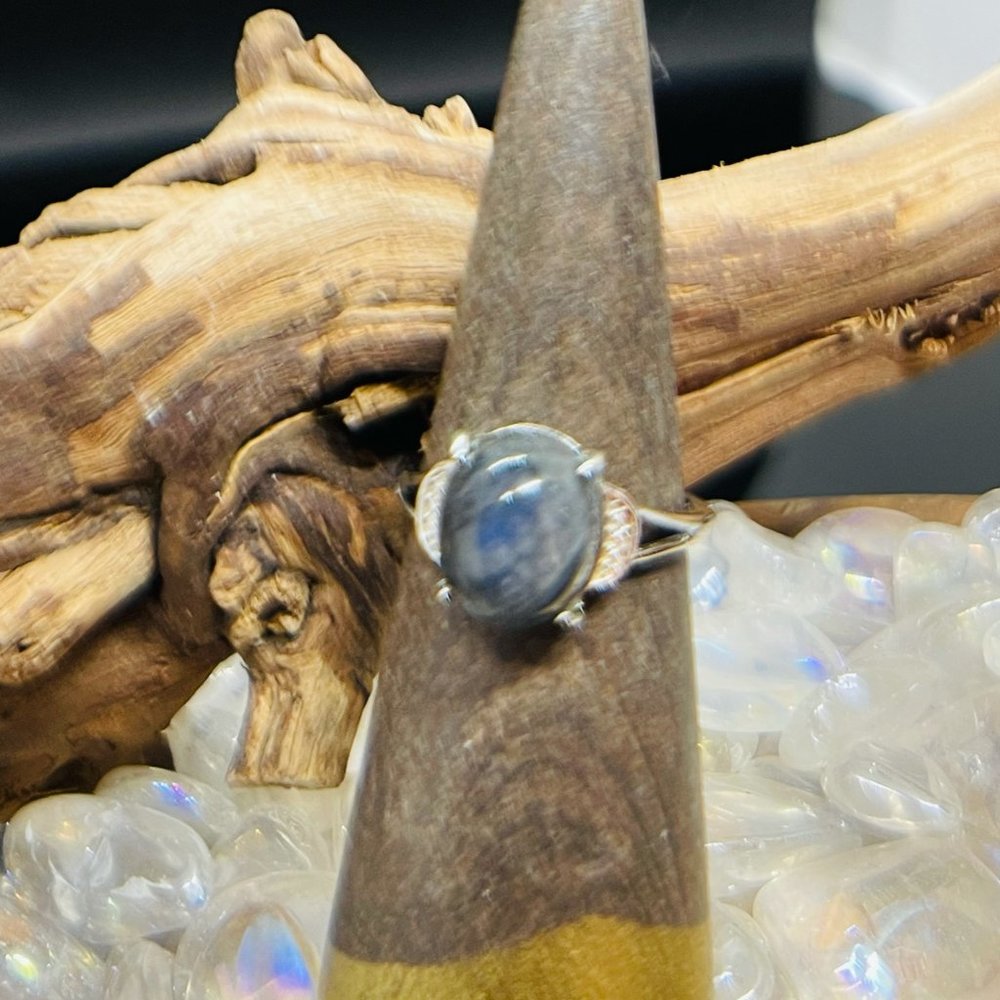 Silver Plated Adjustable Labradorite Silver Plated